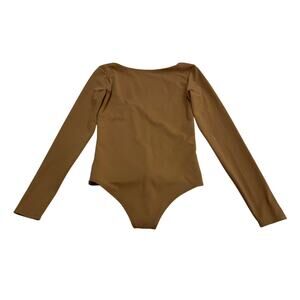 M2-60 EXPRESS Women's Body Contour Low Back Bodysuit Tan XS